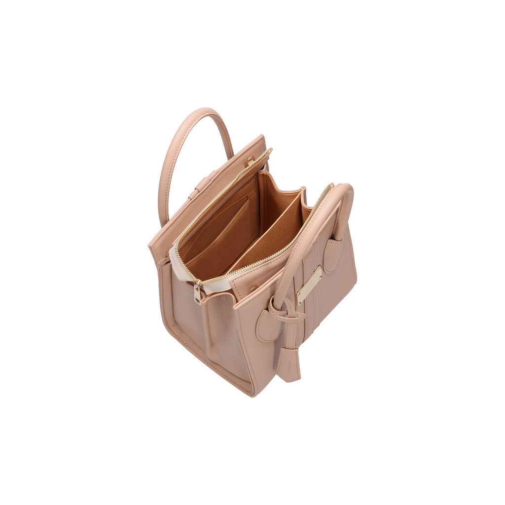 handbag inside, nude color