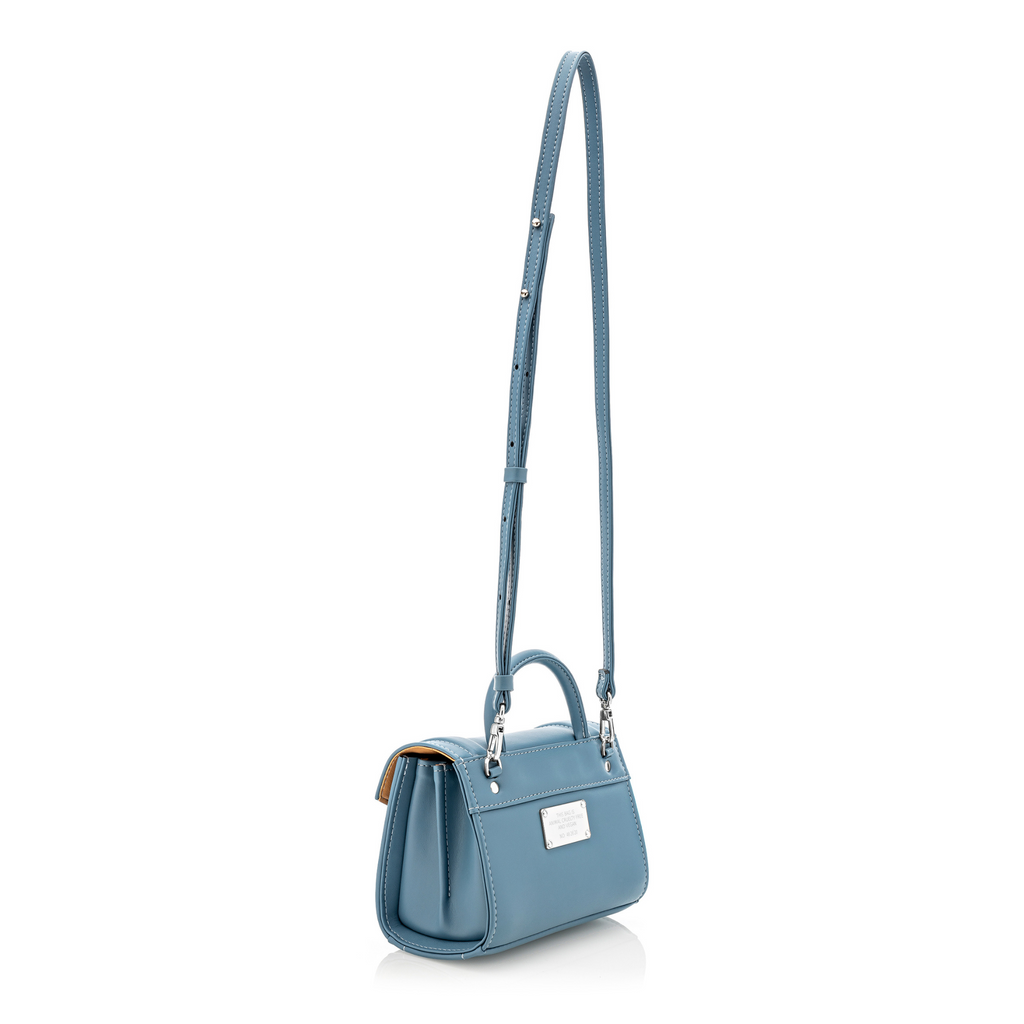 small blue handbag crossbody