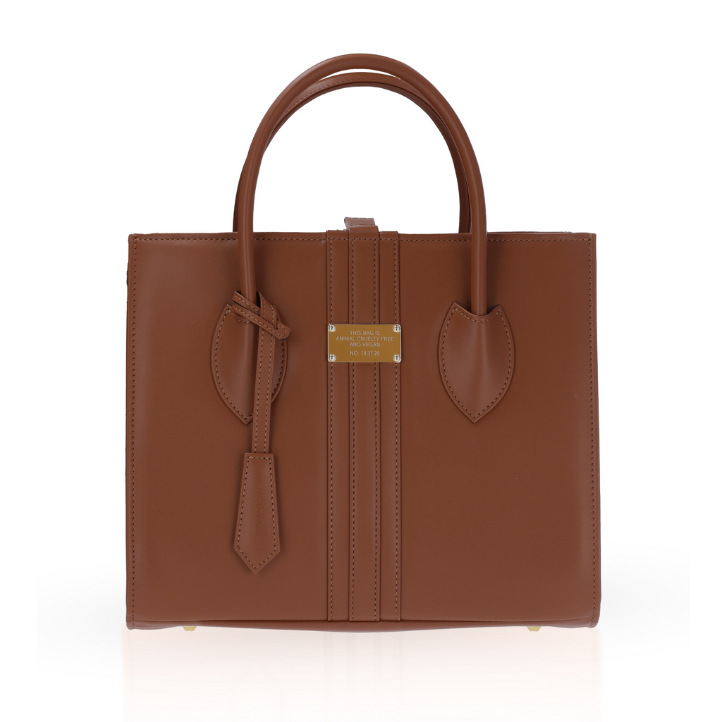 brown women's handbag