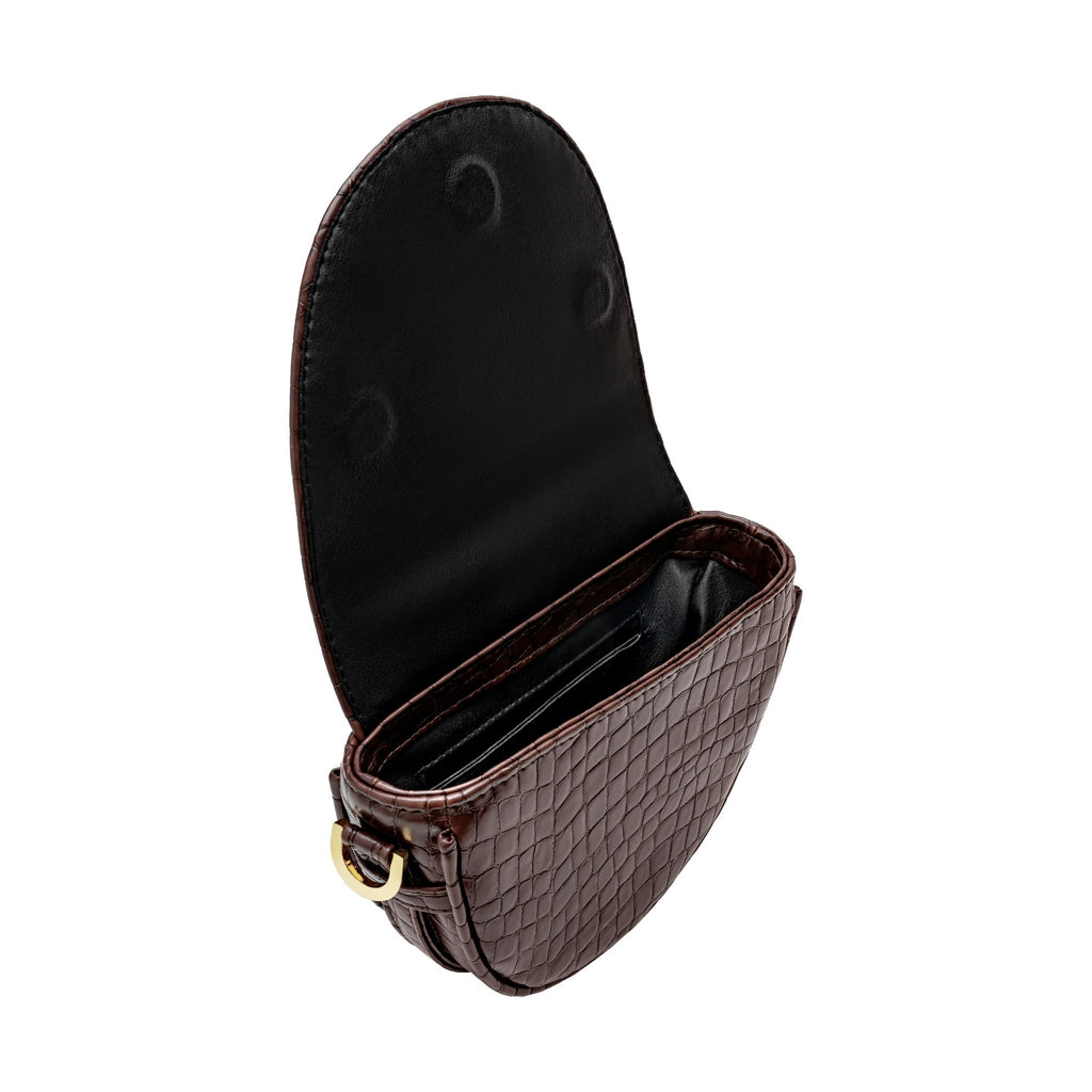 crescent-shaped CROCO handbag