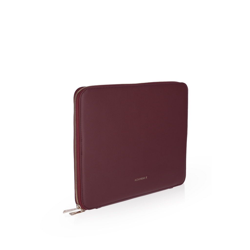 burgundy laptop case